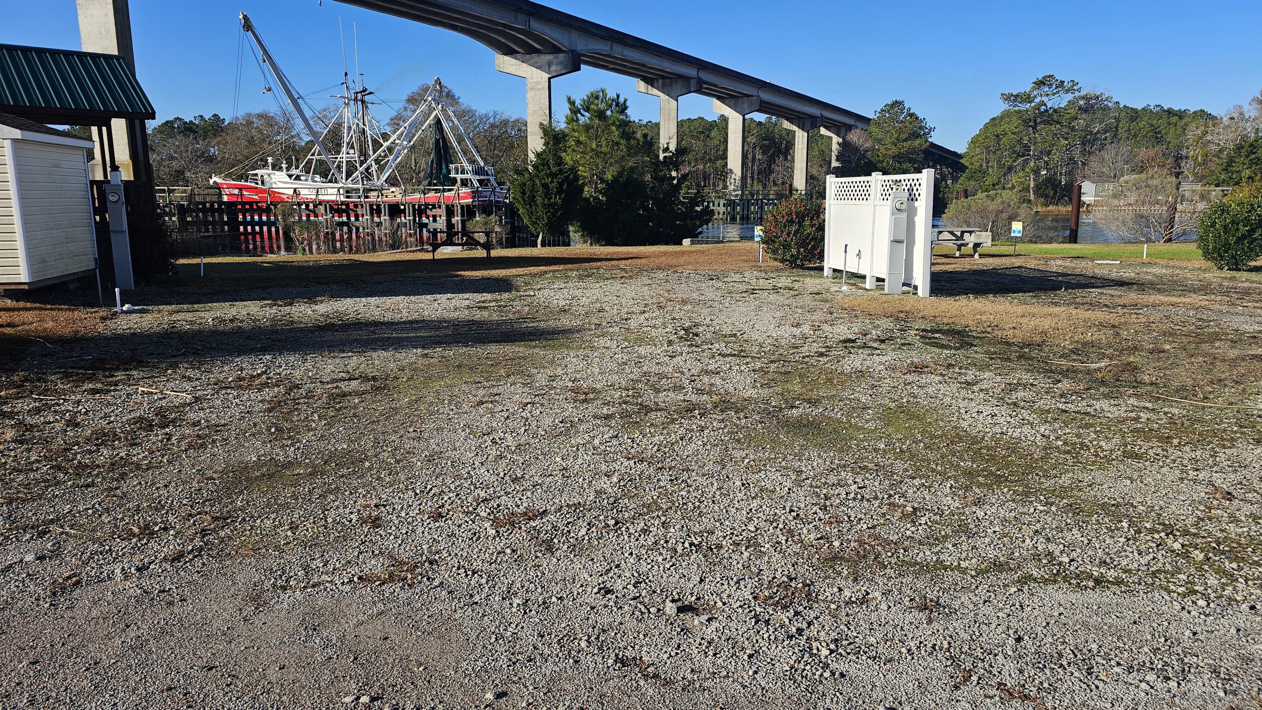 Waterfront RV site 7 with water frontage