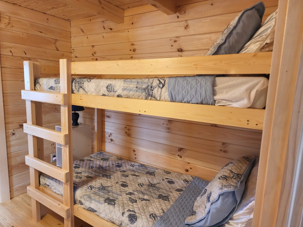 Cabin 1 bunk area